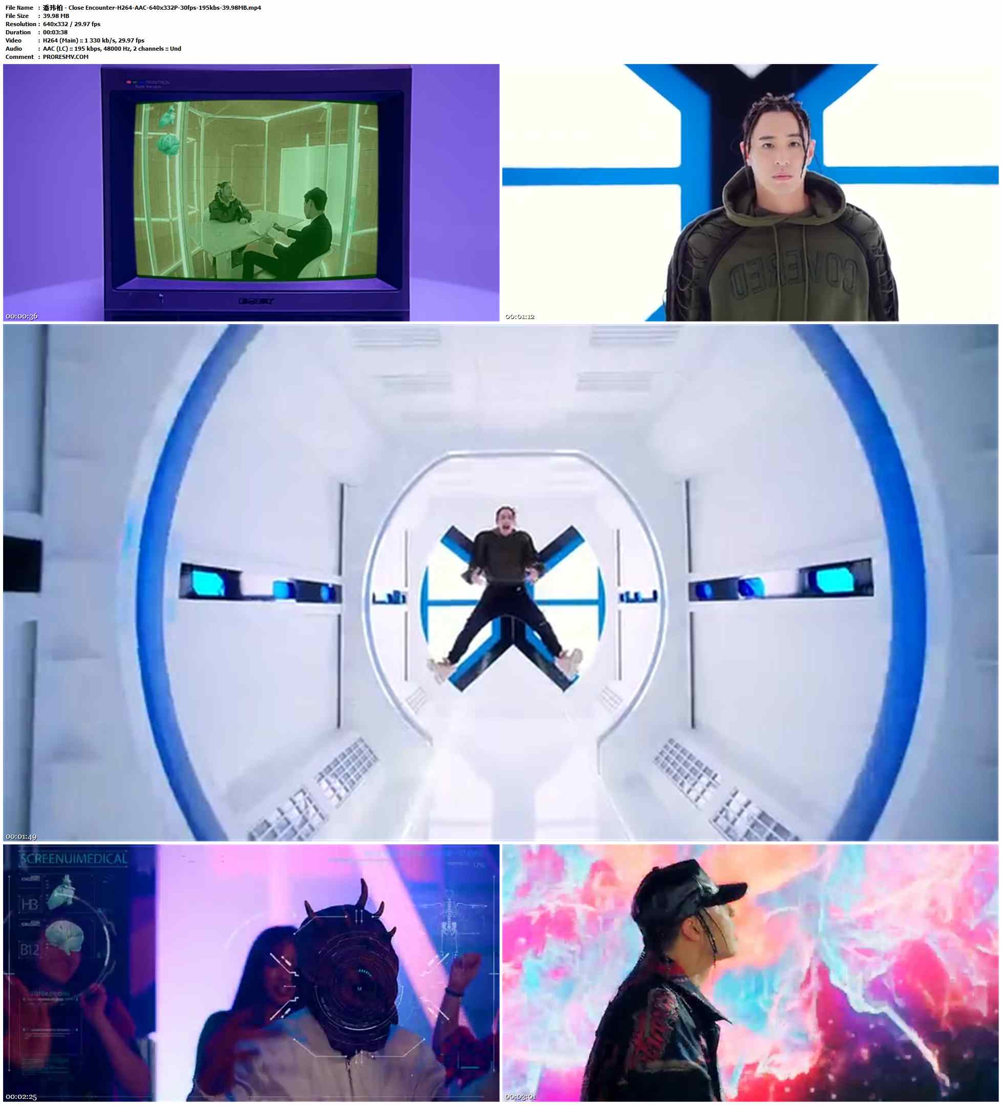 潘玮柏 - Close Encounter-H264-AAC-640x332P-30fps-195kbs-39.98MB官方MV_高清MV